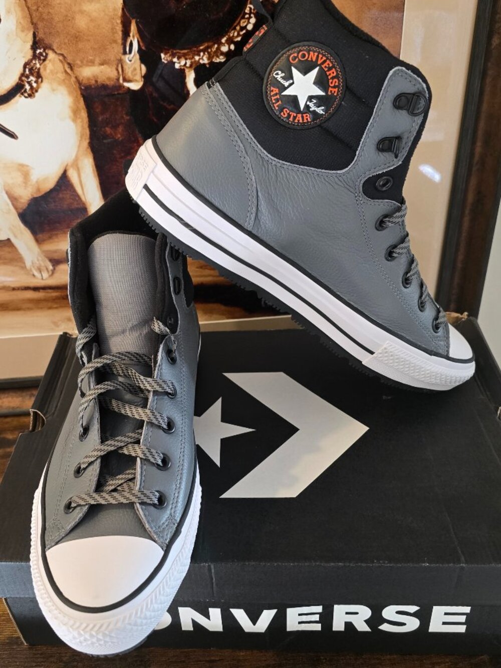 Converse Chuck Taylor All Star Berkshire Boot High Top Gray Men's 12 US NEW